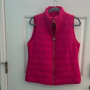 Michael Kors Hot Pink Quilted Vest